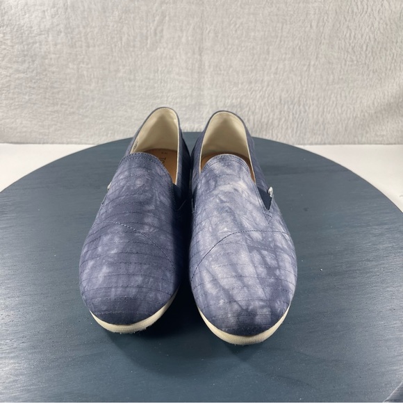 Navy Tie-Dye Woven Redondo Espadrille TOMS - Picture 2 of 8